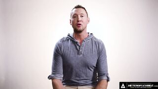 HETEROFLEXIBLE - How Guys Orgasm With Hung Hunk Pierce Paris! VIEW HIM JERK OFF! FULL TAPE