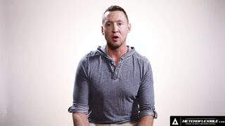 HETEROFLEXIBLE - How Guys Orgasm With Hung Hunk Pierce Paris! VIEW HIM JERK OFF! FULL TAPE
