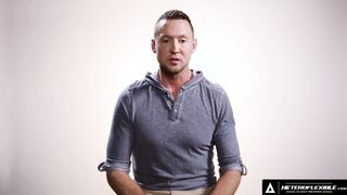 HETEROFLEXIBLE - How Guys Orgasm With Hung Hunk Pierce Paris! VIEW HIM JERK OFF! FULL TAPE