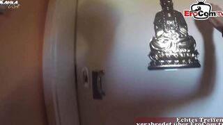 Intern fucks German skank inside brothel
