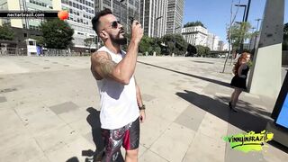 Vinny meets a redhead on the street and takes her to his apartment to fuck her!