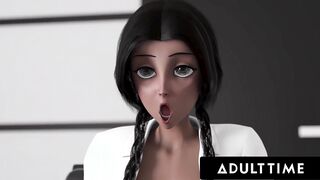 CUSTOMER SERVICE - Long Titty Futanari Sex Addict Offer Coworker GUSHING JIZZED After Being Fired!