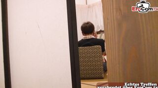 small 18yo bushy japanese teens got cummed sex