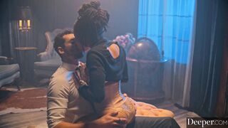Deeper. Burlesque stripper Kira gets creampied at afterparty