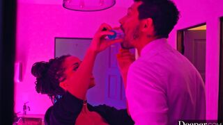 Deeper. Burlesque stripper Kira gets creampied at afterparty