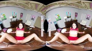Megan Sage proves she's the 1 to play the part as the sexual cheerleader