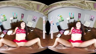 Megan Sage proves she's the 1 to play the part as the sexual cheerleader