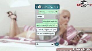 Sex seen with slender cougar Sophie Logan