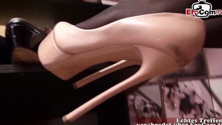 Highheel fetishist fucks 18 year old TaissiaShanti anally