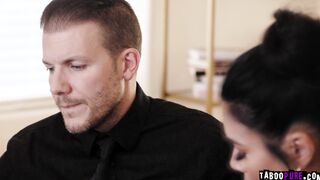 Codey Steele and Dana Vespoli get swept away in passionate lustful sex