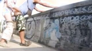 Bareback Amateur Daddies Outdoor