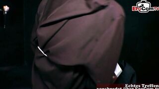 Sex inside church with an mature nun