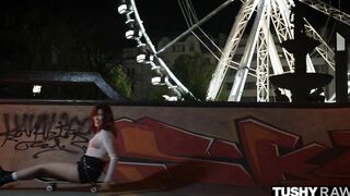 TUSHYRAW Hottie ginger Agatha gets her tight booty nailed rough