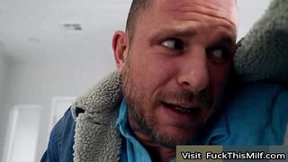 Buxom Blonde Amber Alena Nailed By Her Brother-In-Law