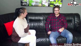 Older rides instructor with big jugs seduces