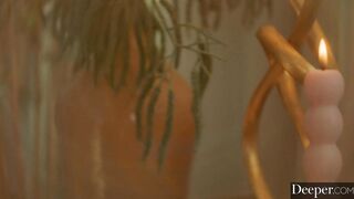 Deeper. Handcuffed beauty Adria Rae loves being dominated