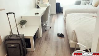 Nickey Huntsman pulls Nick into the bathroom and sucks his cock