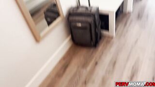 Nickey Huntsman pulls Nick into the bathroom and sucks his cock