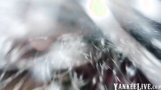 Latina Brunette Babe Deep Blowjob & Cumshot