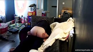 Aunties ass showered with cum (hidden cam)