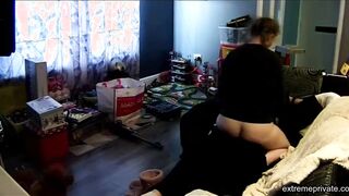 Aunties ass showered with cum (hidden cam)