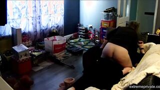 Aunties ass showered with cum (hidden cam)