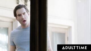 ADULT TIME - Alison Rey Wants Handsome Plumber To Catch Her Masturbating! THEY BONED!