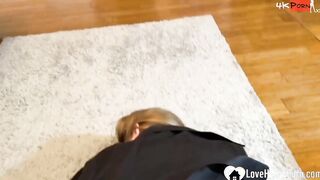 Dark Haired neighbors takes a cock into her cunt