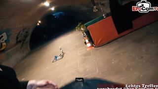 Skank with a fat butt ripped open for sex