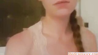 Redhead Teen Show Her Body On Periscope