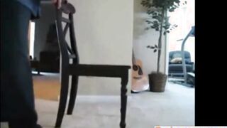 Mischievous Girl Bends Over To Have Her Firm Ass Spanked Red