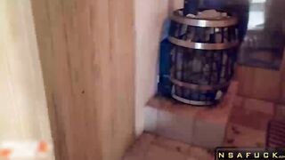 Stepsister Suck Dick Boyfriend in a Bathhouse POV