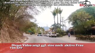 Thin mom vacationer gets a cummed