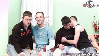 Homosexual fucked party with petite homosexual guys
