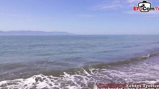 Fucking a 19 year old outdoor on the outdoors beach