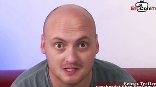Casting couch anal sex with German woman