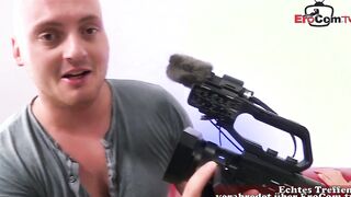 Casting couch anal sex with German woman