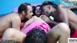 IndianCollege Bachelor Boys Hardcore Fuck with Bhabhi Full Group Sex