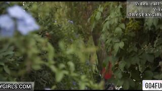 Indian college Couple In the bushes in public Park Sex