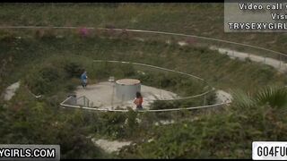 Indian college Couple In the bushes in public Park Sex