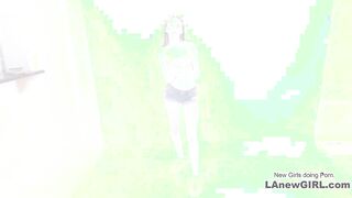 Young Blonde gets her Small Pussy Fucked