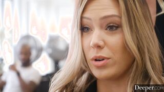 Deeper. Avery fucks boyfriend's sidepiece Kenna into 3some two
