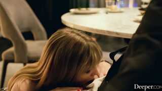 Deeper. Curvy Bombshell Lena Paul gets DPed and nailed rough