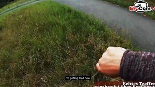 Secretly filming sex public with a inked woman