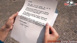 Slender young woman picked up for a nailed seen