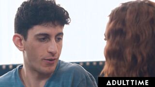 ADULT TIME - Long Titty Stepmom Natasha Nice Teaches Pure Stepson How To Edge And Fucked!