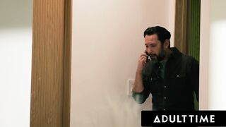 ADULT TIME - Perv Property Manager Fucks Long Titty Tenant Codi Vore! CAUGHT MASTURBATING!