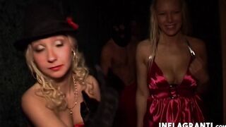 Slutty swingers fucking inside groupsex