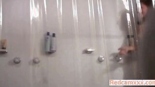 Sexy Stepsisters With Perfect Bodies Secretly Filmed Taking A Shower Together