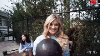 Blonde Loves Balling and Posing